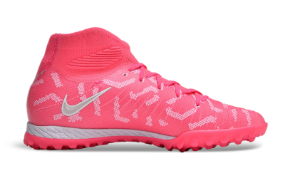 Nike Phantom Luna 2 Elite TF High-Tops Football Shoes - Pink/Silver/White