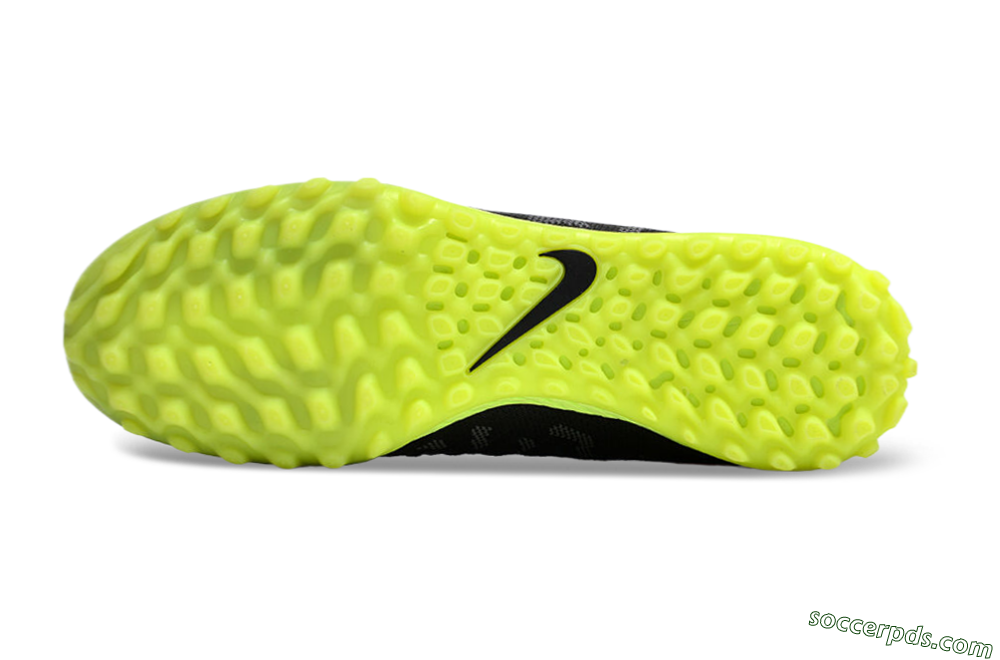 Nike Phantom Luna 2 Elite TF High-Tops Football Shoes - Black/Yellow/Pink 7