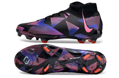 Nike Phantom Luna Elite FG High-Tops Football Boots - Black/Pink/Blue/Orange
