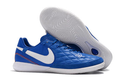 Nike TiempoX Finale IC Low-Tops Football Shoes - Blue/White