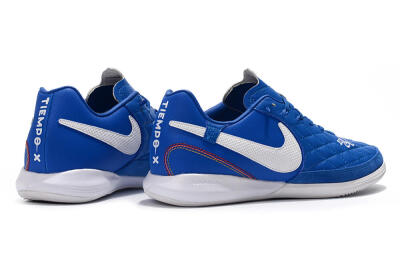 Nike TiempoX Finale IC Low-Tops Football Shoes - Blue/White