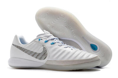 Nike TiempoX Finale IC Low-Tops Football Shoes - White/Grey/Black