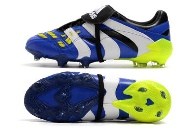 Adidas Predator Accelerator Electricity FG Low-Tops Football Boots - Blue/White/Yellow