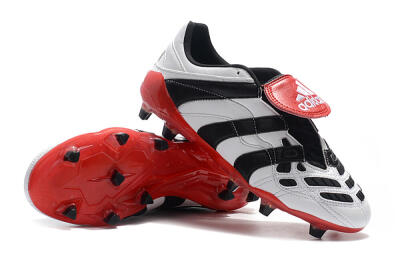 Adidas Predator Accelerator Electricity FG Low-Tops Football Boots - White/Black/Red