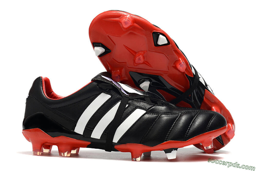 Adidas Predator Mania FG Low-Tops Football Boots - Black/White/Red 1