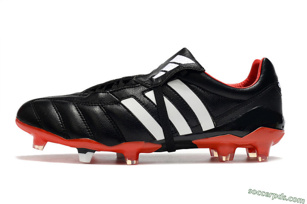Adidas Predator Mania FG Low-Tops Football Boots - Black/White/Red 2