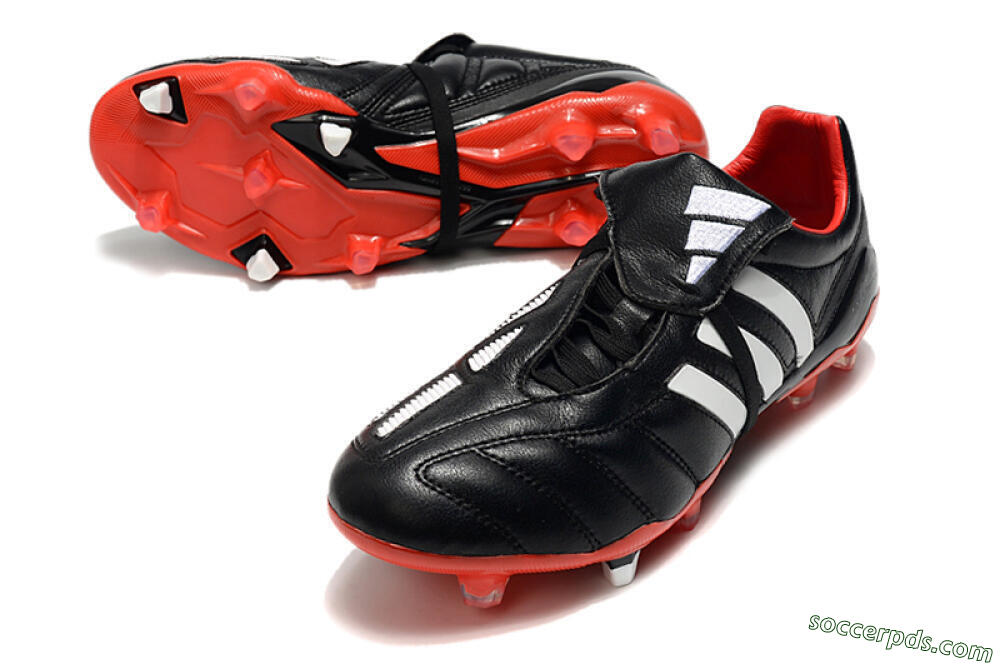 Adidas Predator Mania FG Low-Tops Football Boots - Black/White/Red 3