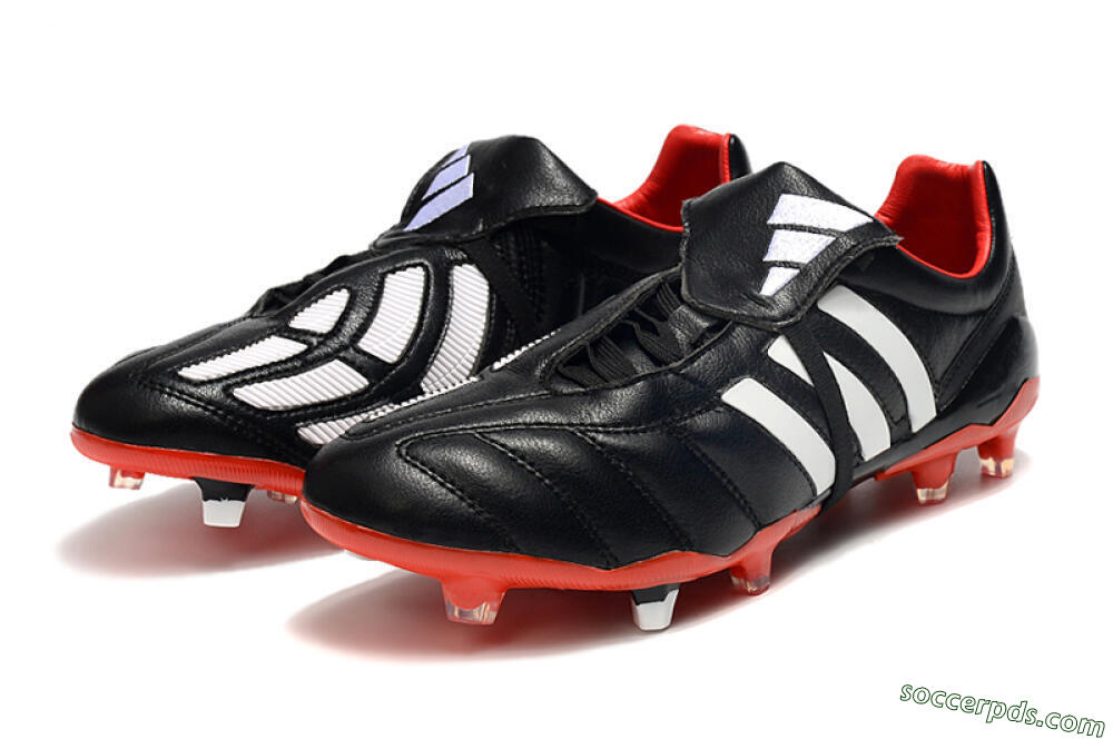Adidas Predator Mania FG Low-Tops Football Boots - Black/White/Red 5