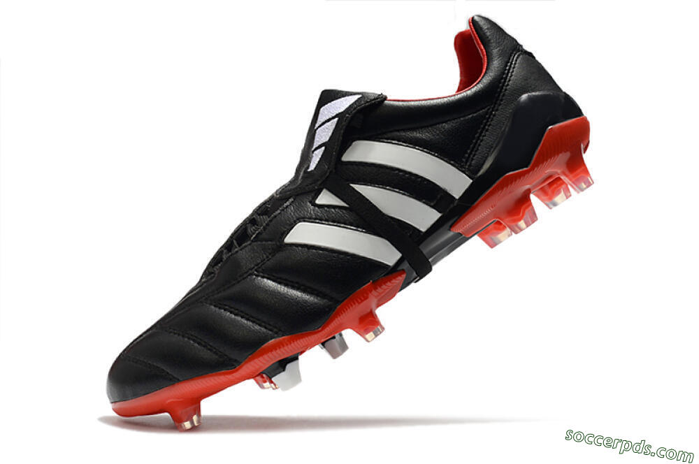 Adidas Predator Mania FG Low-Tops Football Boots - Black/White/Red 8