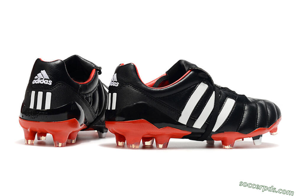 Adidas Predator Mania FG Low-Tops Football Boots - Black/White/Red 9