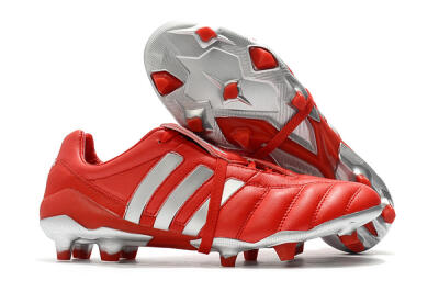 Adidas Predator Mania FG Low-Tops Football Boots - Red/Silver