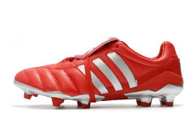 Adidas Predator Mania FG Low-Tops Football Boots - Red/Silver