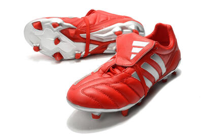 Adidas Predator Mania FG Low-Tops Football Boots - Red/Silver