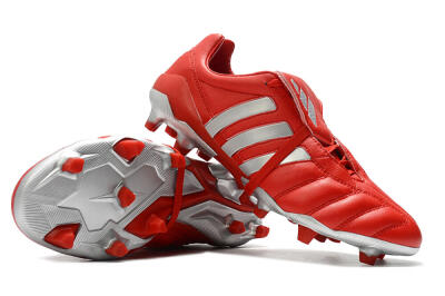 Adidas Predator Mania FG Low-Tops Football Boots - Red/Silver