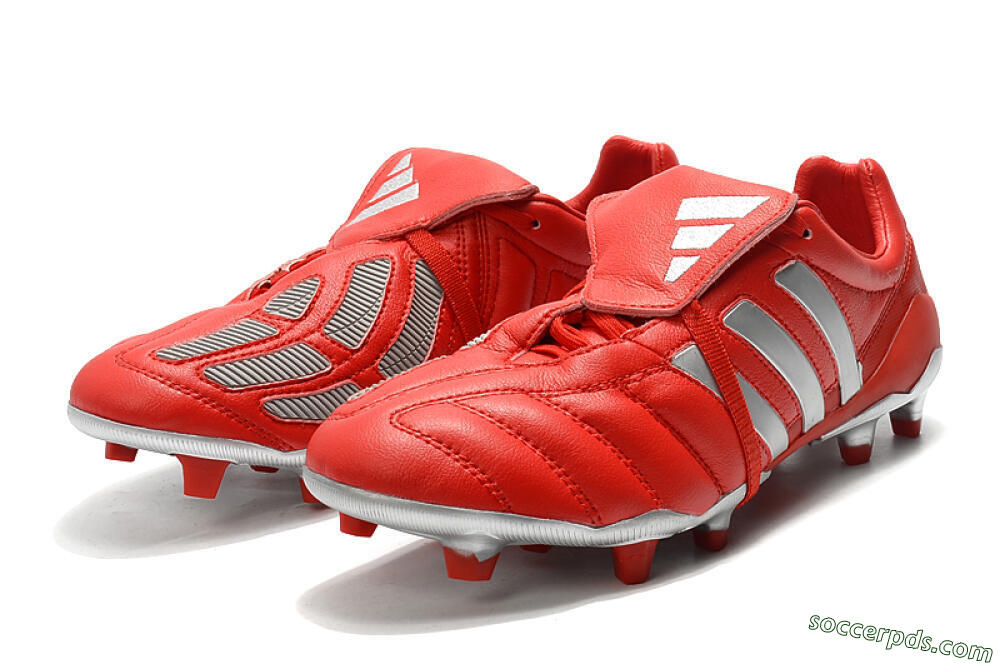Adidas Predator Mania FG Low-Tops Football Boots - Red/Silver 5