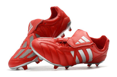 Adidas Predator Mania FG Low-Tops Football Boots - Red/Silver