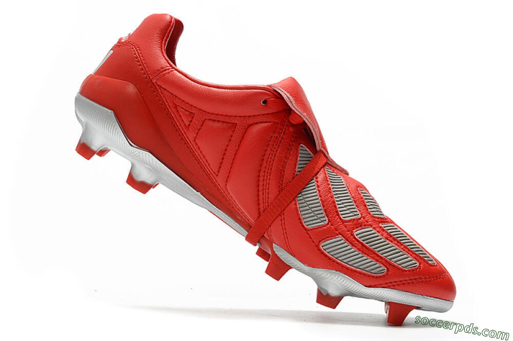 Adidas Predator Mania FG Low-Tops Football Boots - Red/Silver 7