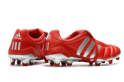 Adidas Predator Mania FG Low-Tops Football Boots - Red/Silver