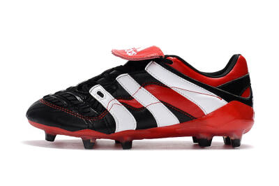 Adidas Predator Accelerator Electricity FG Low-Tops Football Boots - Black/Red/White