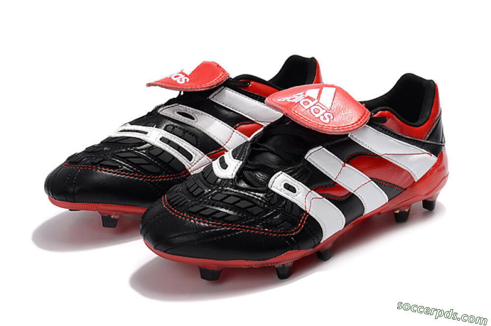 Adidas Predator Accelerator Electricity FG Low-Tops Football Boots - Black/Red/White 5