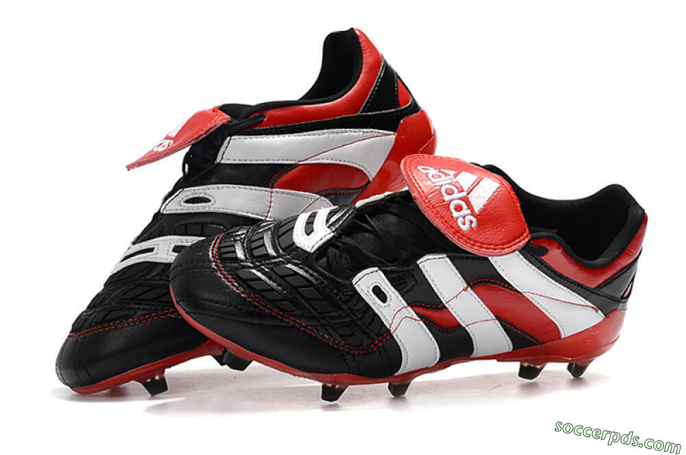 Adidas Predator Accelerator Electricity FG Low-Tops Football Boots - Black/Red/White 6