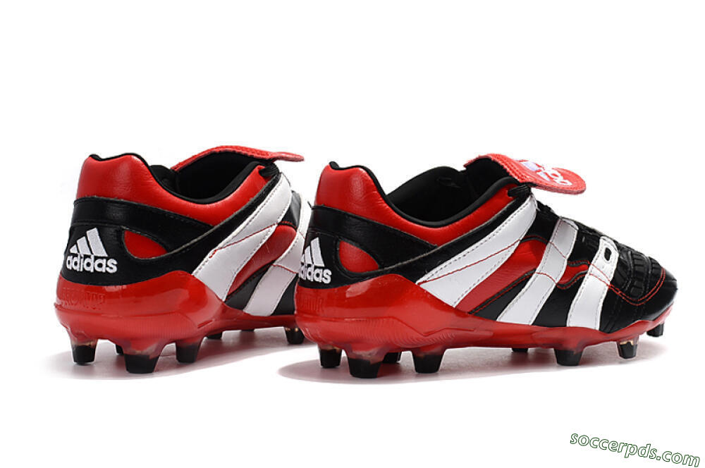 Adidas Predator Accelerator Electricity FG Low-Tops Football Boots - Black/Red/White 9