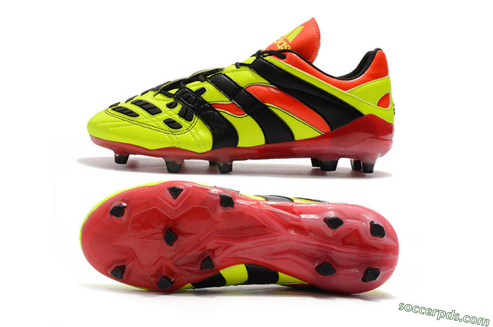 Adidas Predator Accelerator Electricity FG Low-Tops Football Boots - Yellow/Red/Black 0