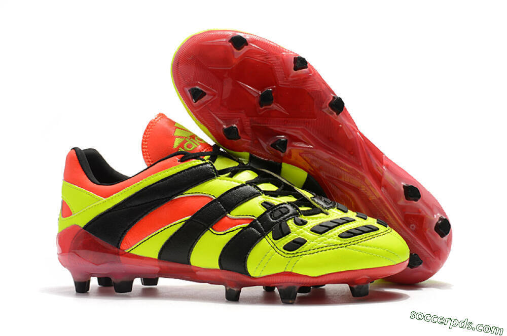 Adidas Predator Accelerator Electricity FG Low-Tops Football Boots - Yellow/Red/Black 1