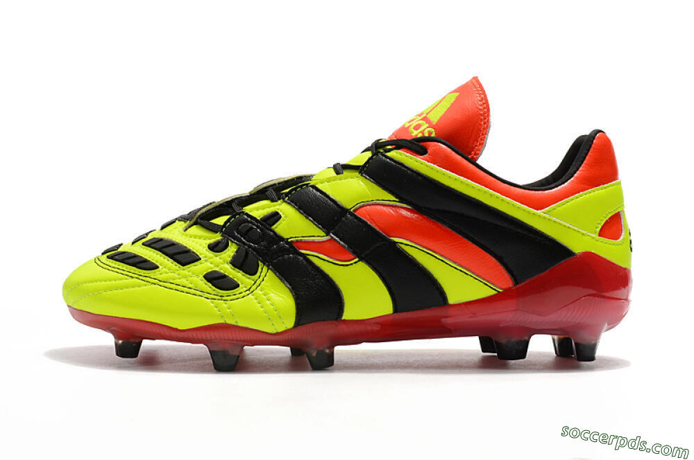 Adidas Predator Accelerator Electricity FG Low-Tops Football Boots - Yellow/Red/Black 2