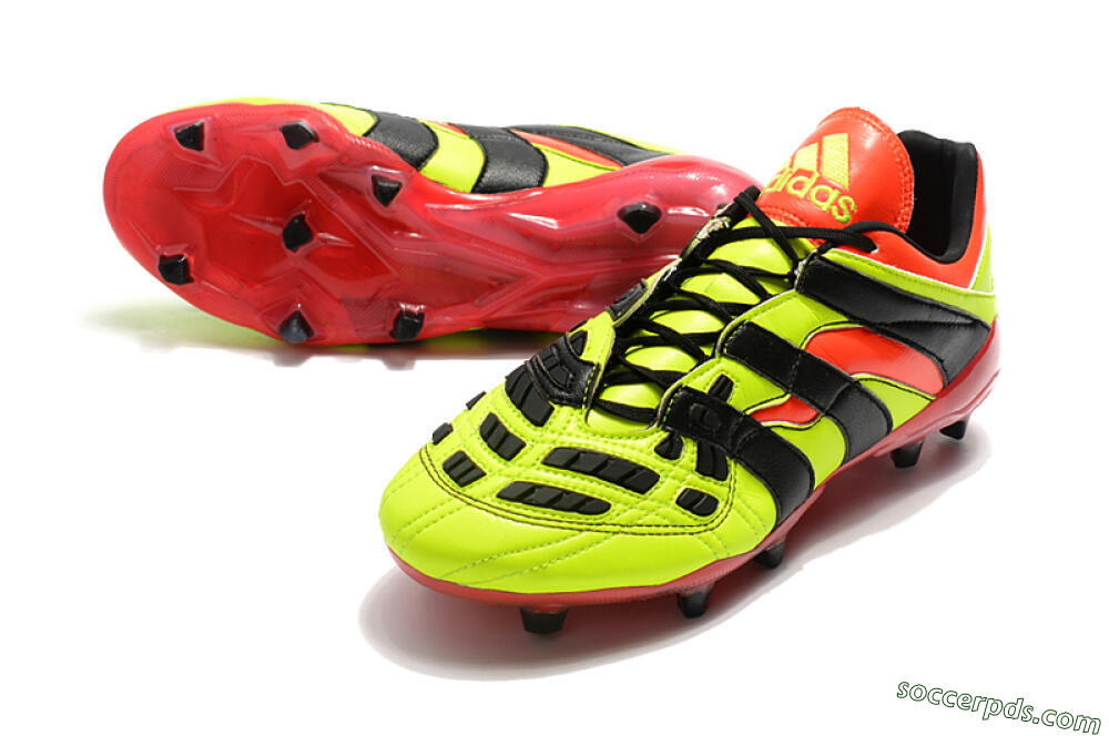 Adidas Predator Accelerator Electricity FG Low-Tops Football Boots - Yellow/Red/Black 3
