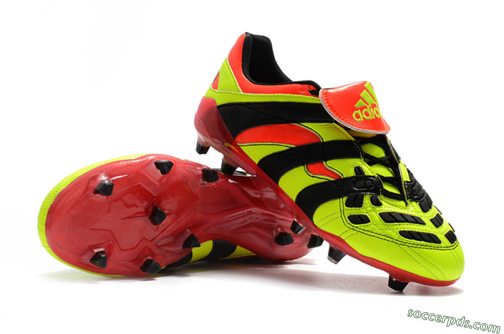Adidas Predator Accelerator Electricity FG Low-Tops Football Boots - Yellow/Red/Black 4