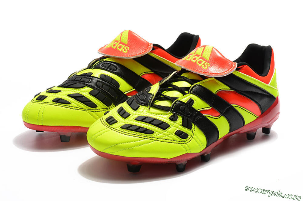 Adidas Predator Accelerator Electricity FG Low-Tops Football Boots - Yellow/Red/Black 5