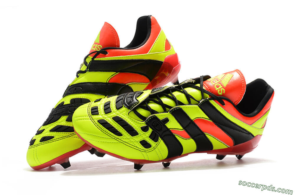 Adidas Predator Accelerator Electricity FG Low-Tops Football Boots - Yellow/Red/Black 6