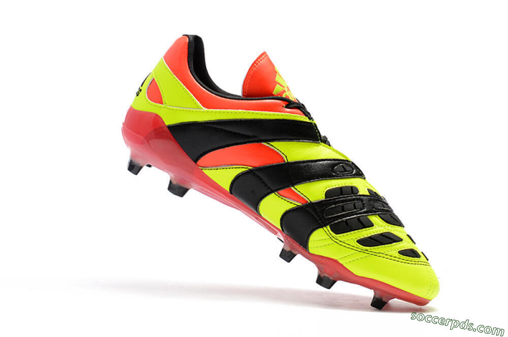 Adidas Predator Accelerator Electricity FG Low-Tops Football Boots - Yellow/Red/Black 7