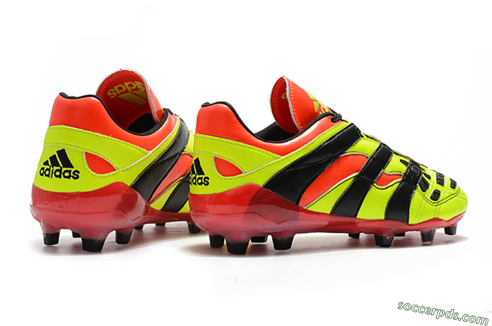 Adidas Predator Accelerator Electricity FG Low-Tops Football Boots - Yellow/Red/Black 9