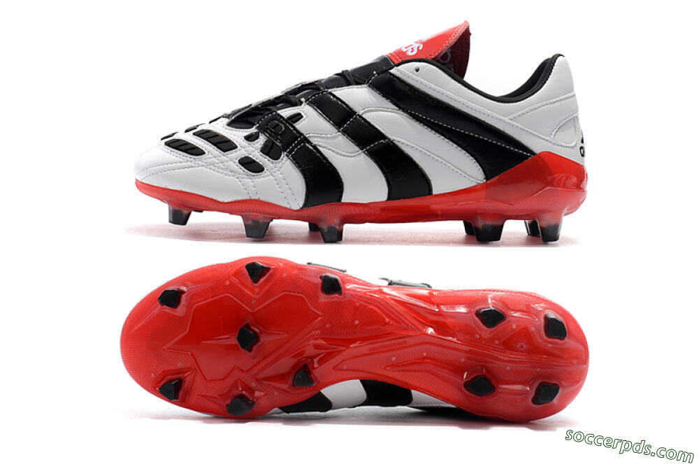 Adidas Predator Accelerator Electricity FG Low-Tops Football Boots - White/Black/Red 0