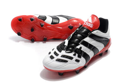 Adidas Predator Accelerator Electricity FG Low-Tops Football Boots - White/Black/Red