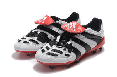 Adidas Predator Accelerator Electricity FG Low-Tops Football Boots - White/Black/Red