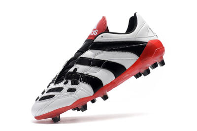 Adidas Predator Accelerator Electricity FG Low-Tops Football Boots - White/Black/Red