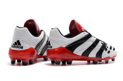 Adidas Predator Accelerator Electricity FG Low-Tops Football Boots - White/Black/Red