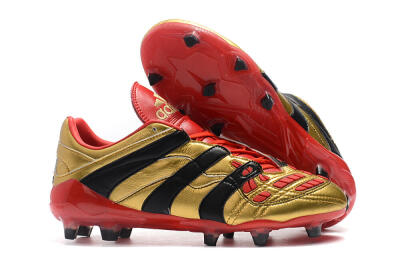 Adidas Predator Accelerator Electricity FG Low-Tops Football Boots - Gold/Red/Black