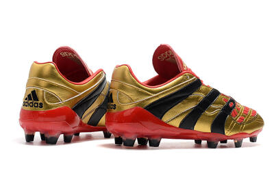 Adidas Predator Accelerator Electricity FG Low-Tops Football Boots - Gold/Red/Black