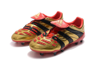 Adidas Predator Accelerator Electricity FG Low-Tops Football Boots - Gold/Red/Black