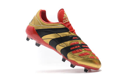 Adidas Predator Accelerator Electricity FG Low-Tops Football Boots - Gold/Red/Black
