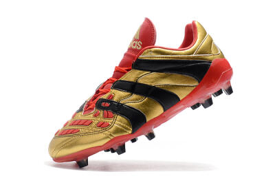 Adidas Predator Accelerator Electricity FG Low-Tops Football Boots - Gold/Red/Black