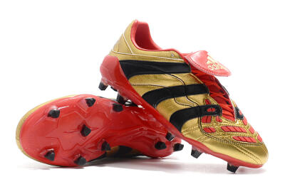 Adidas Predator Accelerator Electricity FG Low-Tops Football Boots - Gold/Red/Black