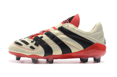 Adidas Predator Accelerator Electricity FG Low-Tops Football Boots - White/Black/Red