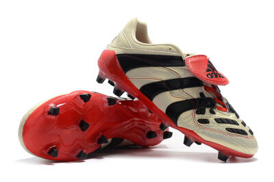 Adidas Predator Accelerator Electricity FG Low-Tops Football Boots - White/Black/Red