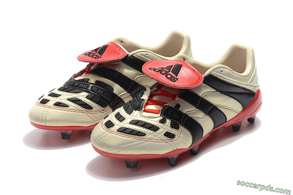 Adidas Predator Accelerator Electricity FG Low-Tops Football Boots - White/Black/Red 5