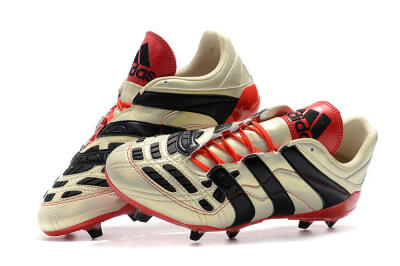 Adidas Predator Accelerator Electricity FG Low-Tops Football Boots - White/Black/Red